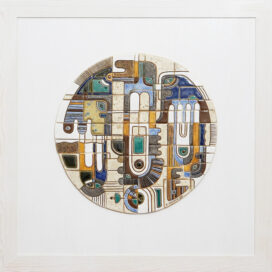 Mozaika ceramiczna „Spotkanie na szczycie” 67 x 67 thumbnail