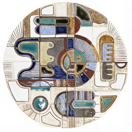 Mozaika ceramiczna „Ukryte przejście” średnica ok 45 cm thumbnail